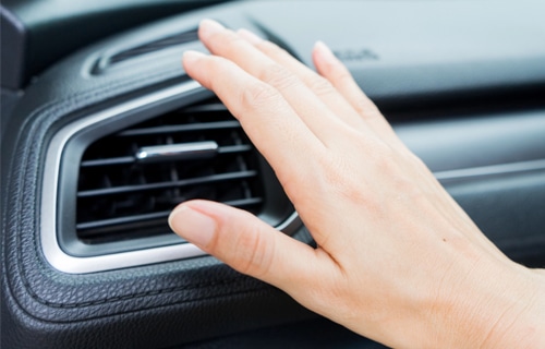 Lady feels her air conditioner is not cooling. It's time to call Autocare Pro's